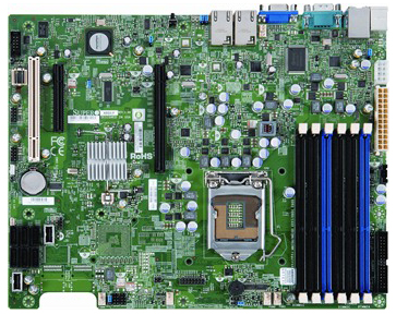 X8SIE-F SuperMicro Socket LGA1156 Intel 3420 Chipset Xeon X3400/L3400 Series Core i3/ Pentium Processors Support DDR3 6x DIMM 6x SATA 3.0Gb/s ATX Server Motherboard (Refurbished)