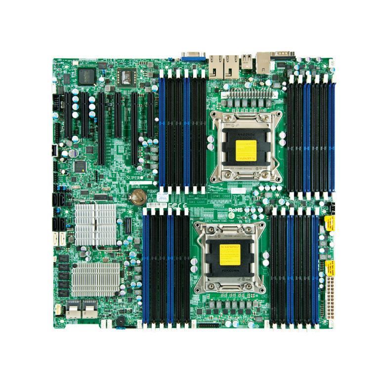 Scheda madre Super Micro X9DRi-F con 2x: CPU Intel E5-2643 v2 @3,50 GHz