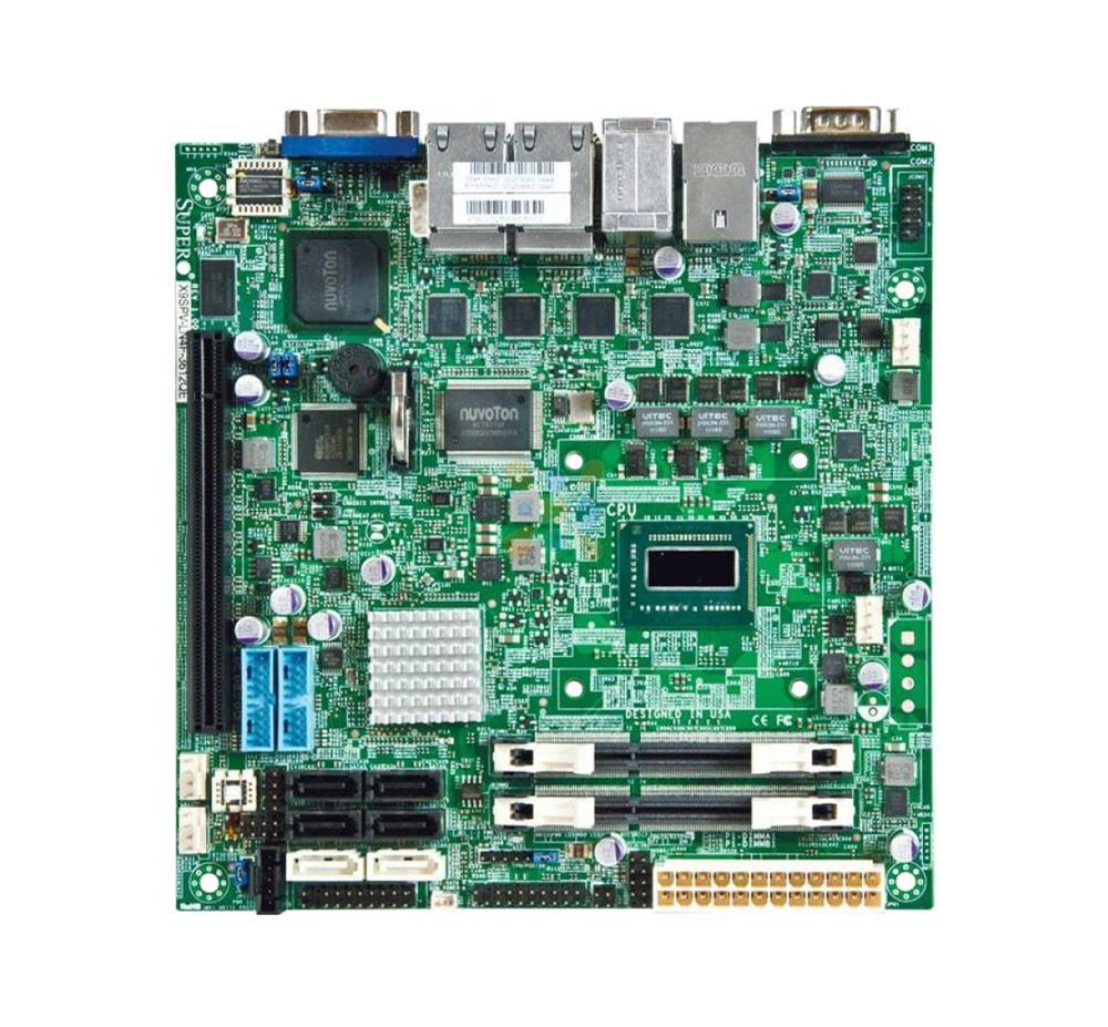 X9SPV-F-3217UE SuperMicro Intel QM77 Chipset Intel Core i3-3217UE Processors Support DDR3 2x SO-DIMM 4x SATA2 3.0Gb/s Mini-ITX Motherboard (Refurbished)
