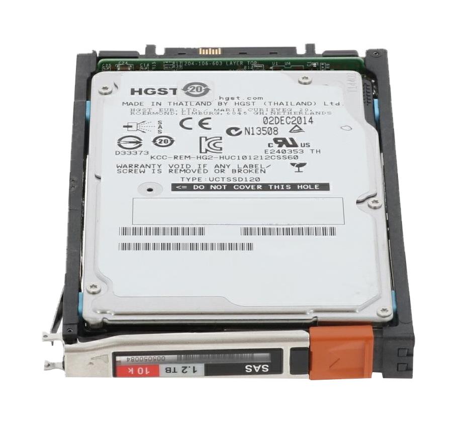 005-050084 EMC 1.2TB 6Gb/s SAS 10000 2.5-inch Hard Drive