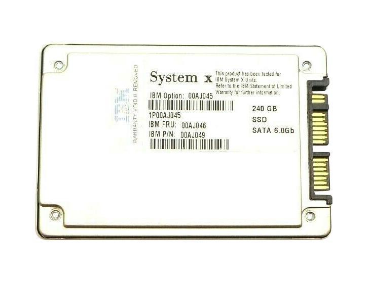 00AJ045-01 IBM 240GB MLC SATA 6Gbps Enterprise Value 1.8-inch Internal Solid State Drive (SSD)