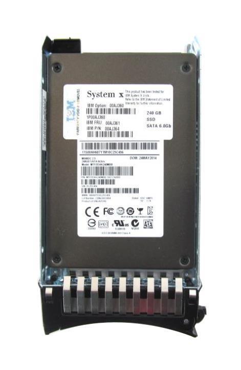 00AJ361 IBM 240GB MLC SATA 6Gbps Hot Swap Enterprise Value 2.5-inch Internal Solid State Drive (SSD)