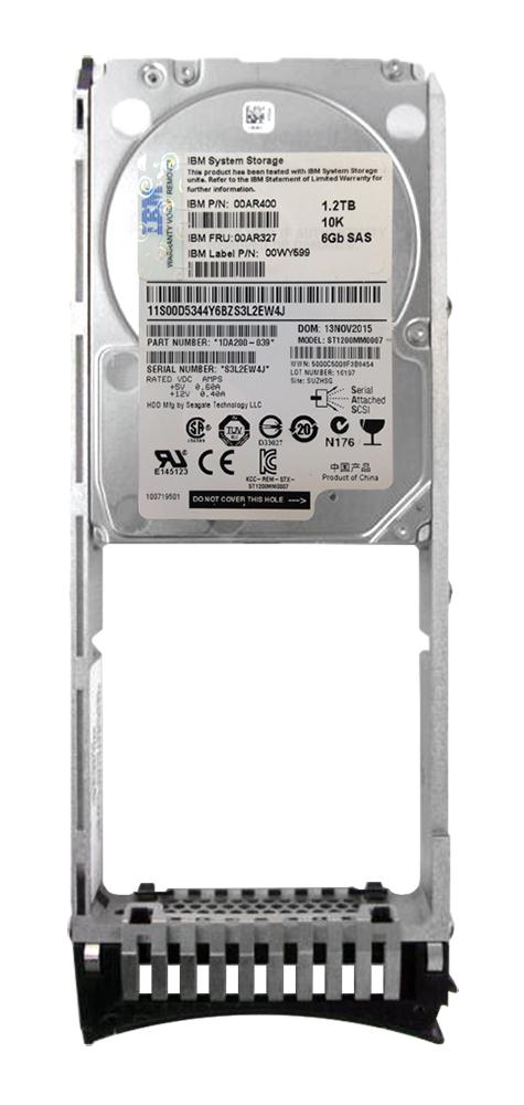 00D5344 IBM 1.2TB 10000RPM SAS 6Gbps 64MB Cache 2.5-inch Internal Hard Drive for Storwize V7000 Gen2