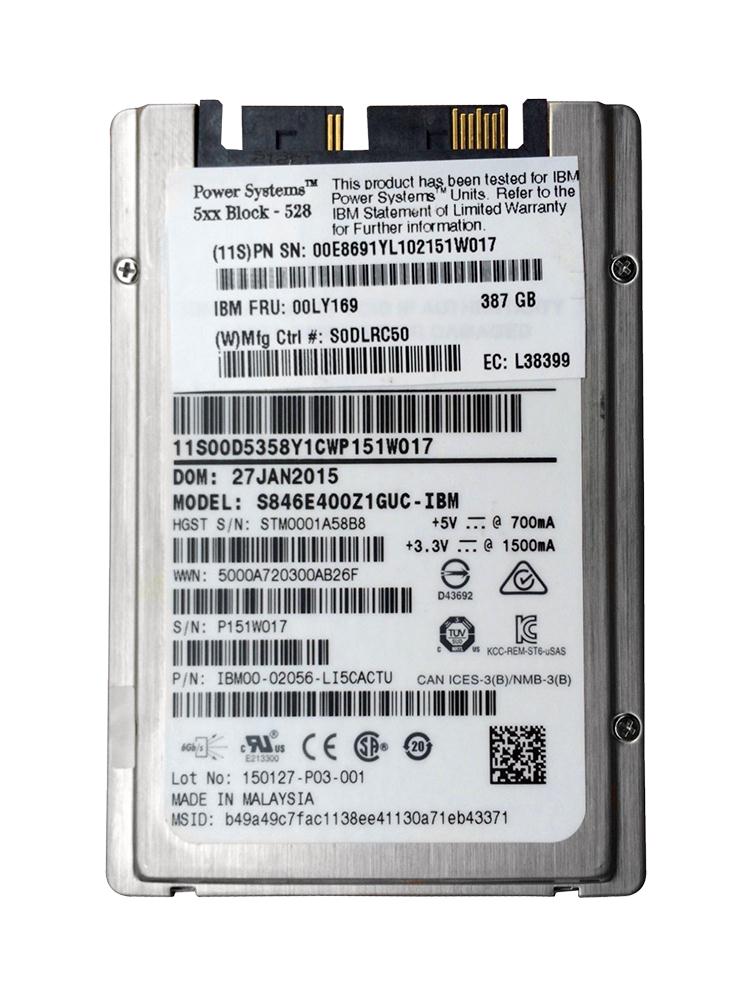 00D5358 IBM 387GB eMLC SAS 12Gbps (528-bytes) 1.8-inch Internal Solid State Drive (SSD) for pSeries Servers