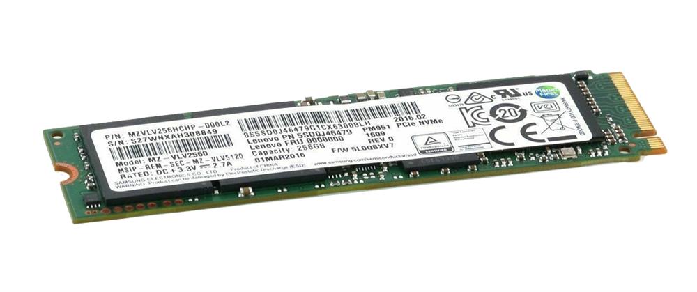 00UP707 Lenovo 512GB TLC PCI Express 3.0 x4 NVMe M.2 2280 Internal Solid State Drive (SSD)