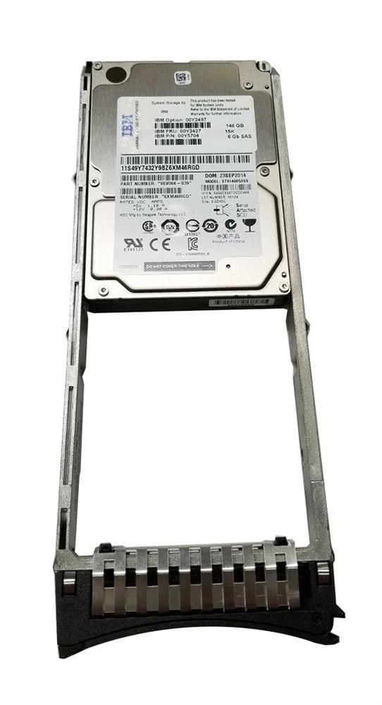 00Y2497-A1 IBM 146GB 15000RPM SAS 6Gbps Hot Swap 2.5-inch Internal Hard Drive