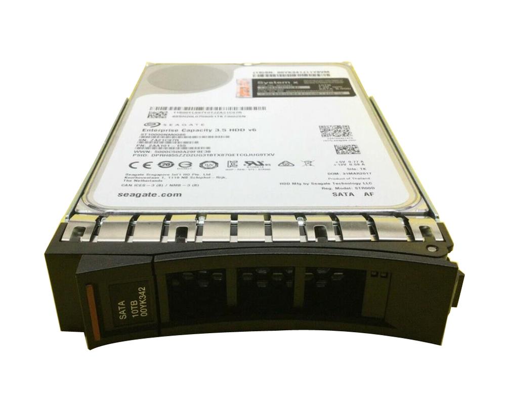 00YK342 IBM 10TB 7200RPM SATA 6Gbps Hot Swap 3.5-inch Internal Hard Drive