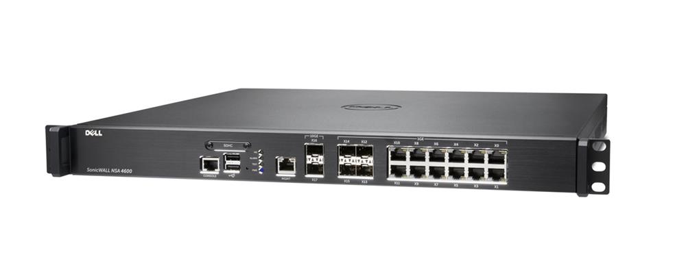 01-SSC-3840 SonicWALL NSA 4600 Firewall Only 12 Port Gigabit Ethernet Rack-mountable (Refurbished)