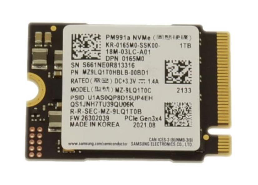 0165M0 Dell 1TB  Triple-Level Cell  PCI Express NVMe 3.0 x4 SSD