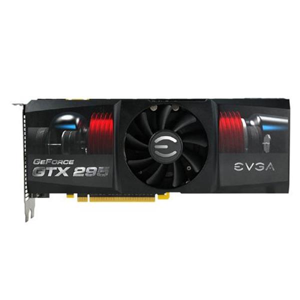 017-P3-1298-KR EVGA GeForce GTX 295 CO-OP FTW Edition 1792MB DDR3 896-Bit (2x 448-Bit) HDMI / Dual DVI HDCP Ready / SLI Supported PCI-Express 2.0 x16 Video Graphics Card
