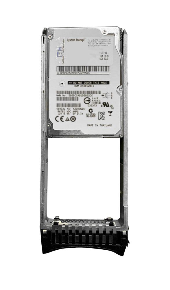 01DE355 Lenovo 1.8TB 10000RPM SAS 12Gbps Hot Swap 2.5-inch Internal Hard Drive for Storage V3700 V2