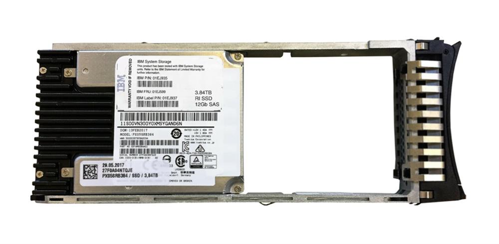 01EJ599 IBM 3.84TB MLC SAS 12Gbps Read Intensive 2.5-inch Internal Solid State Drive (SSD) for Storwize V5000