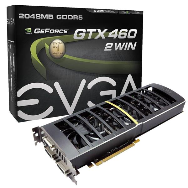 01G-P3-1387-KR EVGA GeForce GTX 460 2 WIN 2048MB PCI Express DVI-I/ Mini-HDMI Video Graphics Card