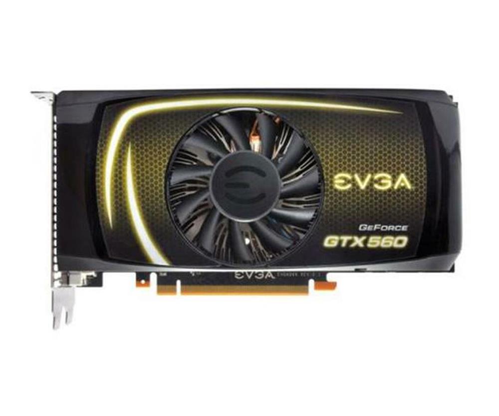01G-P3-1460-ET EVGA Nvidia GeForce GTX 560 1GB GDDR5 256-Bit Mini HDMI / Dual DVI PCI-Express 2.0 x16 HDCP Ready SLI Support Video Graphics Card