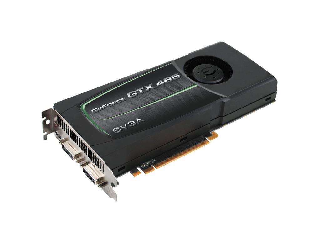 01G-P3-1467-L1 EVGA Nvidia GeForce GTX 465 SuperClocked 1GB GDDR5 256-Bit Mini HDMI / Dual DVI PCI-Express 2.0 x16 Video Graphics Card