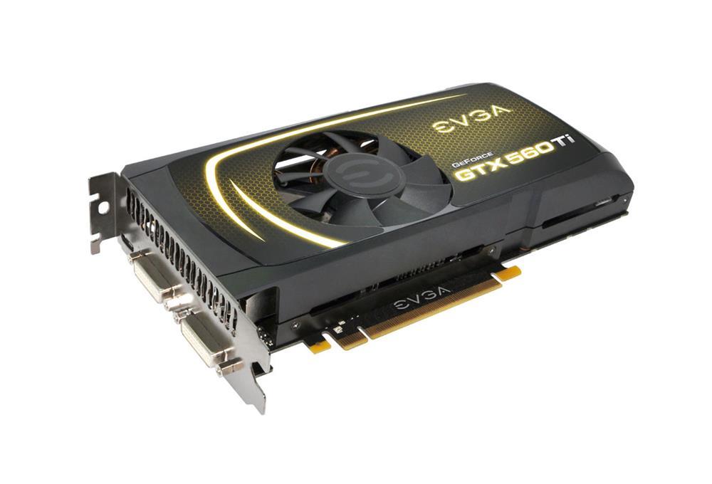 01G-P3-1561-LA EVGA Nvidia GeForce GTX 560 Ti 1GB GDDR5 256-Bit Mini HDMI / Dual DVI / HDCP Ready SLI Support PCI-Express 2.0 x16 Video Graphics Card