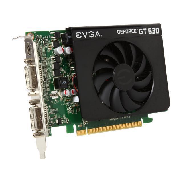 01G-P3-2631 EVGA Nvidia GeForce GT 630 1GB DDR3 128-Bit Mini HDMI / Dual Link DVI PCI-Express 2.0 x16 Video Graphics Card