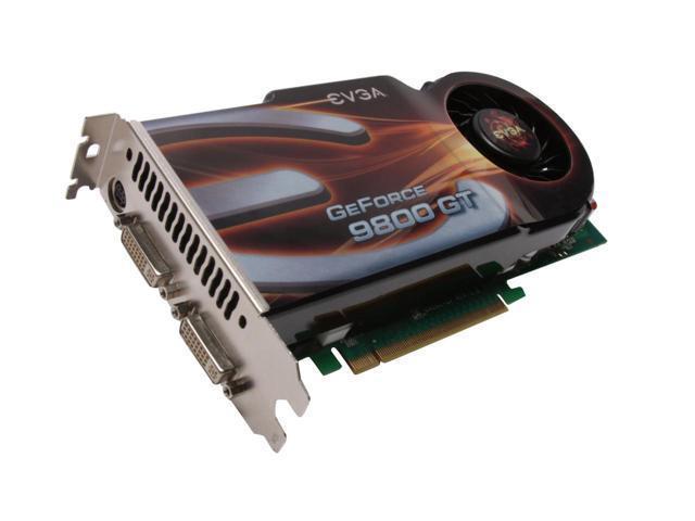 01G-P3-N972-TR EVGA GeForce 9800GT 1GB 256-bit GDDR3 PCI-Express 2.0 x16 HDCP Ready SLI Supported Video Graphics Card