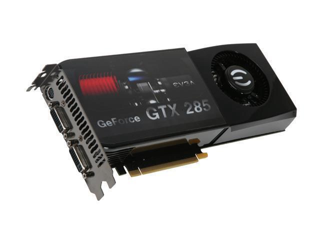 01GP31288K1 EVGA Nvidia GeForce GTX 285 FTW Edition 1GB GDDR3 512-Bit PCI-Express 2.0 Video Graphics Card