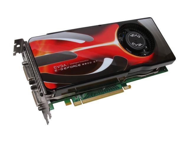 01GP3N818LX EVGA GeForce 8800 GT 1GB GDDR3 256-Bit HDCP Ready SLI Supported PCI-Express 2.0 x16 Video Graphics Card