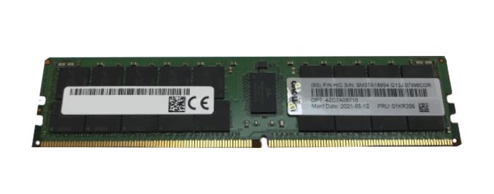 01KR356 Lenovo 64GB PC4-23400 DDR4-2933MHz Registered ECC CL21 288-Pin DIMM 1.2V Dual Rank Memory Module