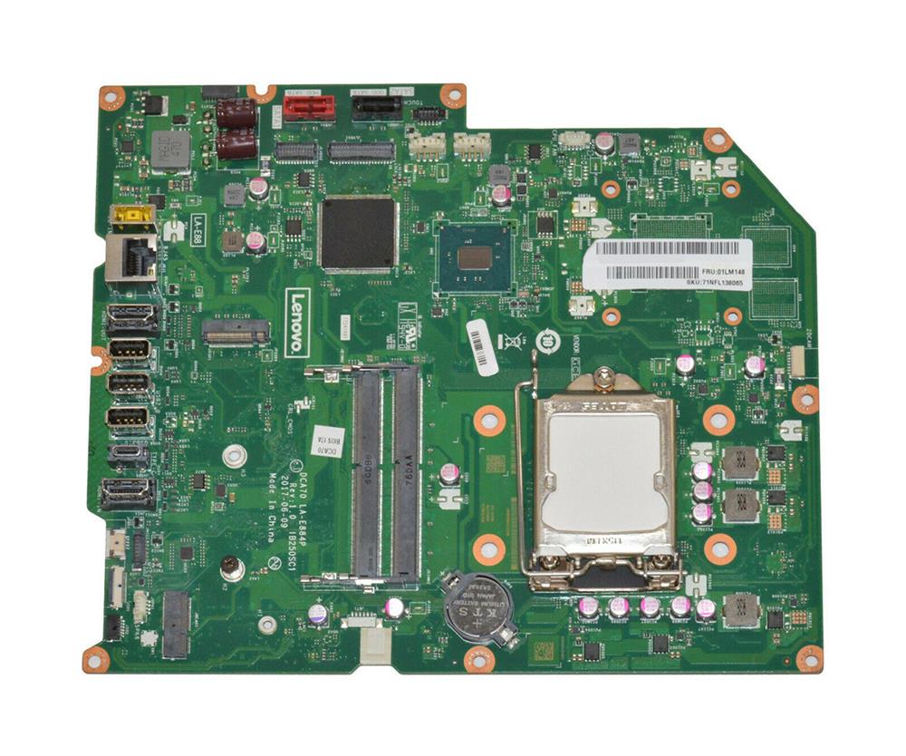 01LM148 Lenovo System Board (Motherboard) Socket LGA1151 Intel B250 Chipset for All-In-One Desktop (Refurbished)