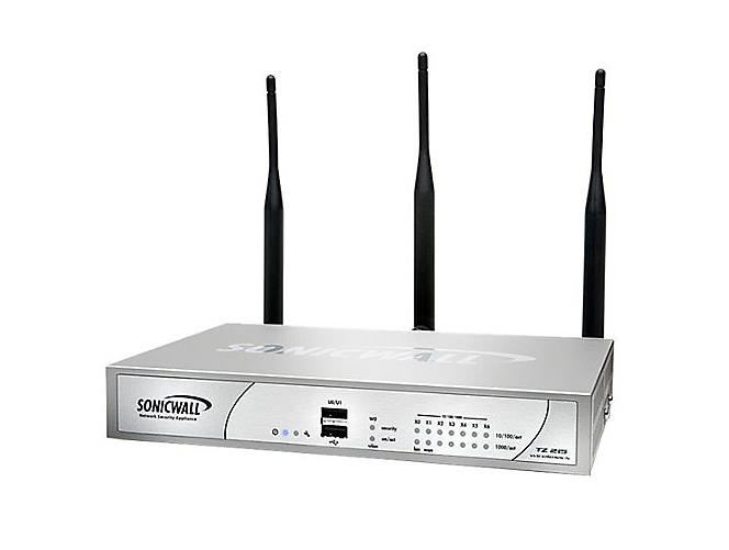 01SSC4977SWS Dell Sonicwall Tz 215 Wireless-n External/15w 512MB/memory 32MB/flash 7xGBe/1xconsole/2xusb-ports 802.11a/g/n Utm Security Appli