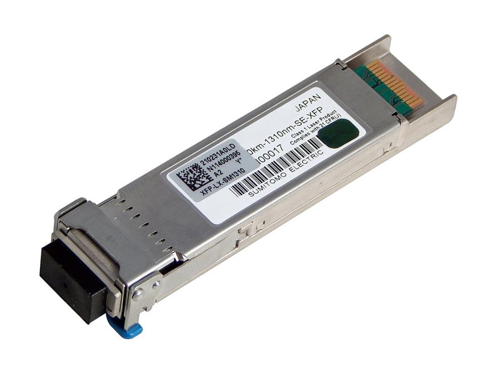 0231A0LD HP X130 JD108B 10Gbps 10GBase-LR Single-mode Fiber 10km 1310nm Duplex LC Connector XFP Transceiver Module
