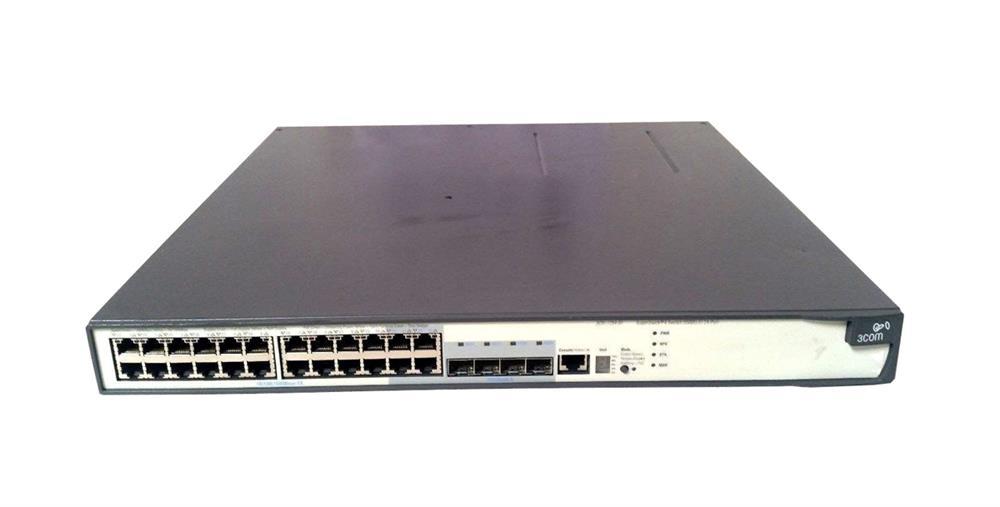 0235A04U 3Com S5500-28C-SI Layer 3 Switch 4 x SFP (mini-GBIC), 2 x Expansion Slot 24 x 10/100/1000Base-T (Refurbished)