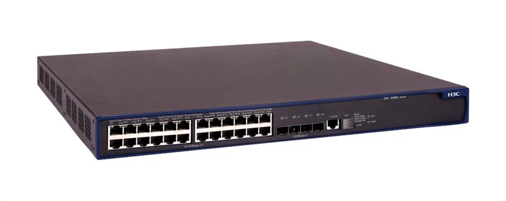 0235A10F-US 3Com H3C S3600-28TP-SI 24-Ports Switch Model LS-3600-28TP-SI-OVS (Refurbished)