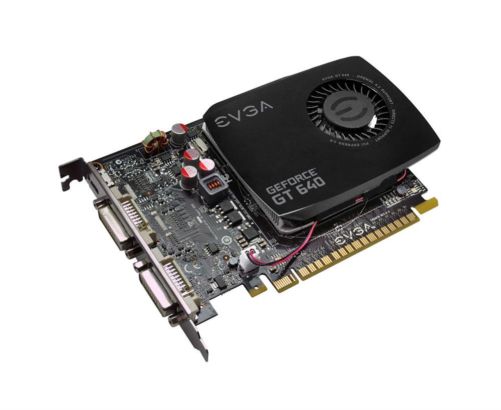 02G-P4-2645-B1 EVGA Nvidia GeForce GT 640 2GB DDR3 128-Bit Dual DVI / Mini-HDMI / PCI-Express 3.0 x16 Video Graphics Card