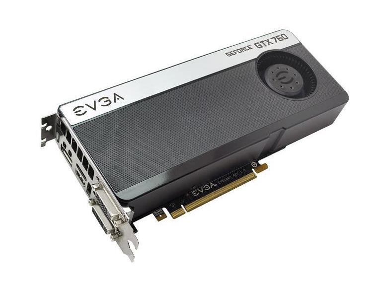 02G-P4-2760-KR EVGA Nvidia GeForce GTX 760 2GB GDDR5 256-Bit HDMI / DisplayPort / Dual DVI / SLI Support PCI-Express 3.0 x16 Video Graphics Card