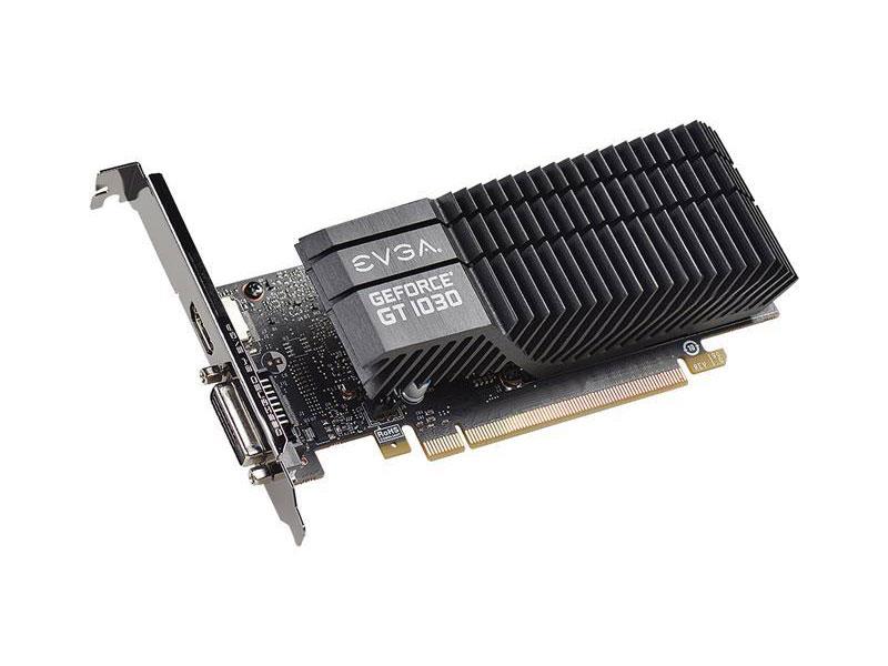 02G-P4-6332-AR EVGA Nvidia GeForce GT 1030 SC 2GB GDDR5 64-Bit HDMI / DVI PCI-Express 3.0 Low Profile Video Graphics Card