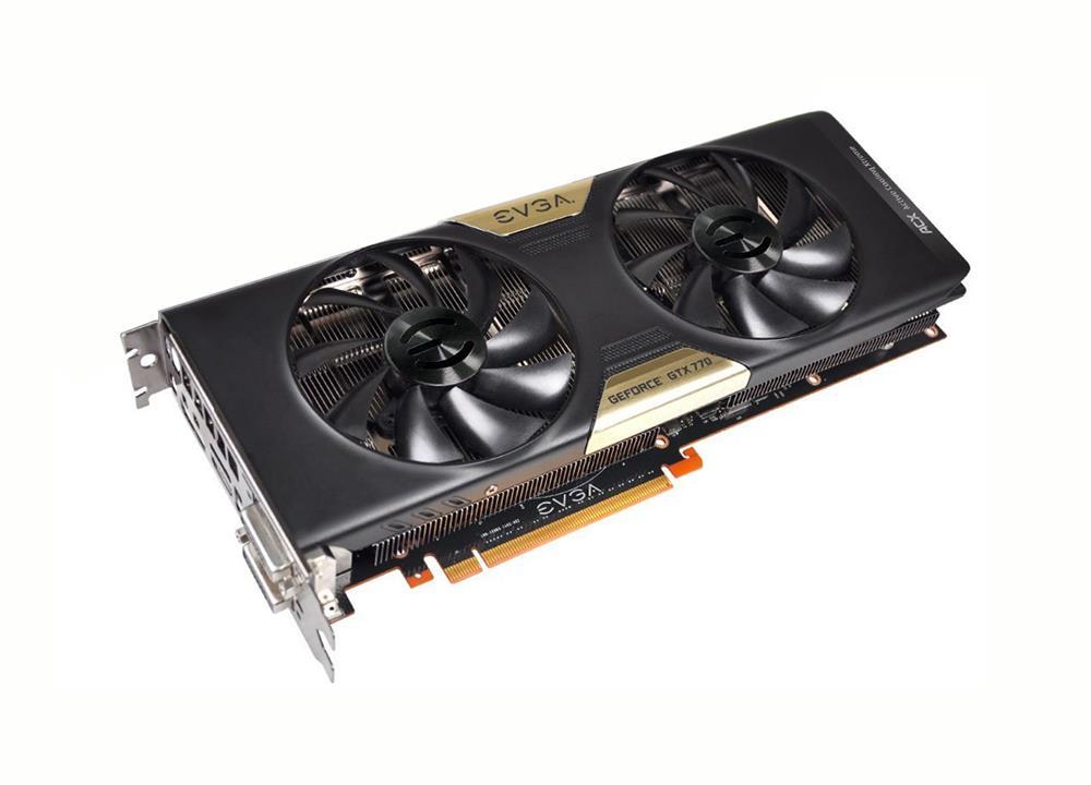 02GP42773A1 EVGA Nvidia GeForce GTX 770 2GB GDDR5 256-Bit HDMI / DisplayPort / Dual DVI PCI-Express 3.0 x16 Video Graphics Card