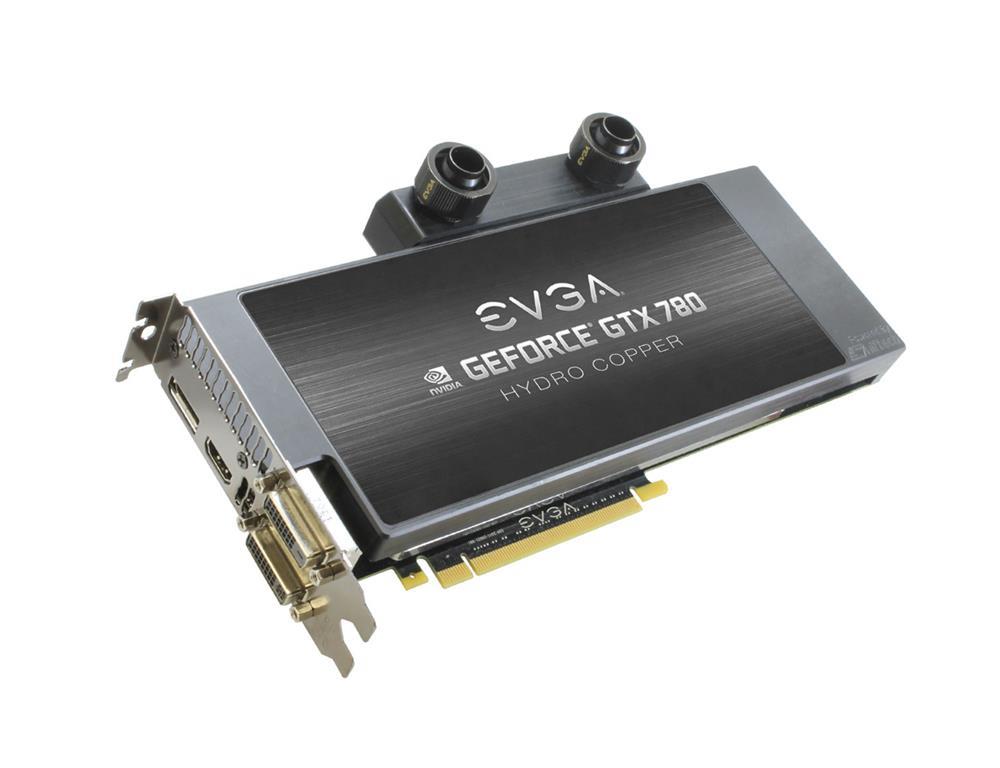 03G-P4-2789-KR EVGA Nvidia GeForce GTX 780 Hydro Copper 3GB GDDR5 384-Bit HDMI / Dual DVI / SLI Supported PCI-Express 3.0 x16 Video Graphics Card