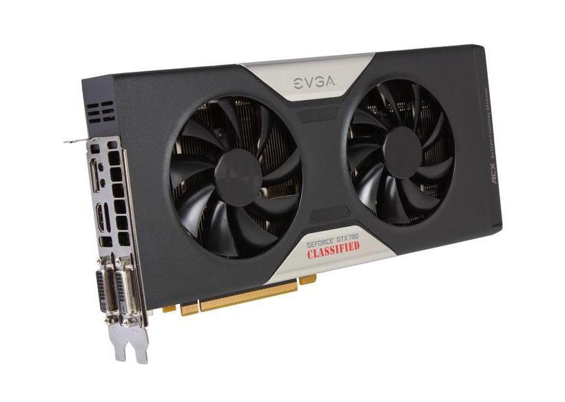 03GP43788AR EVGA GeForce GTX 780 3GB GDDR5 384-Bit HDMI / Dual DVI / DisplayPort/ SLI Support PCI-Express 3.0 x16 Video Graphics Card with ACX Cooler