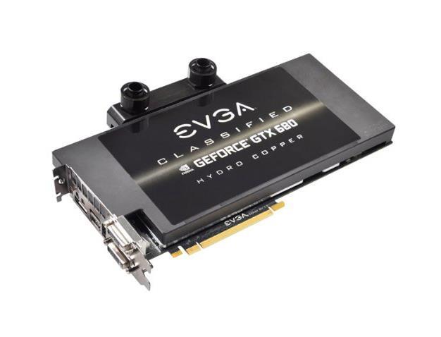 04G-P4-3689-KR EVGA Nvidia GeForce GTX 680 Hydro Copper Classified 4GB GDDR5 256-Bit HDMI / DisplayPort / Dual-Link DVI-I DVI-D PCI-Express 3.0 x16 Video Graphics Card