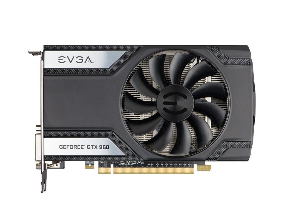 04GP43962B1 EVGA Nvidia GeForce GTX 960 4GB GDDR5 128-Bit HDMI / DisplayPort / DVI-D / DVI-I PCI-Express 3.0 x16 Video Graphics Card