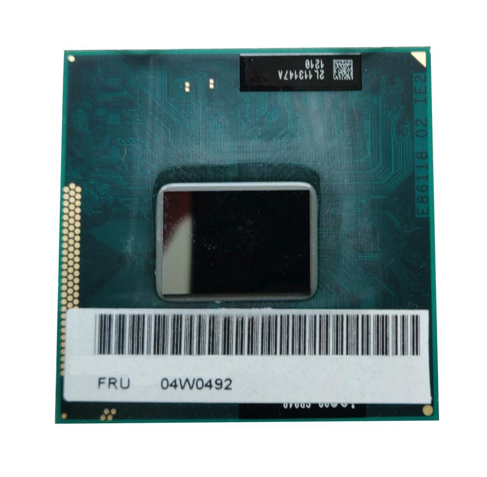 04W0492-US-06 Lenovo 2.50GHz 5.00GT/s DMI 3MB L3 Cache Intel Core i5-2520M Dual Core Mobile Processor Upgrade