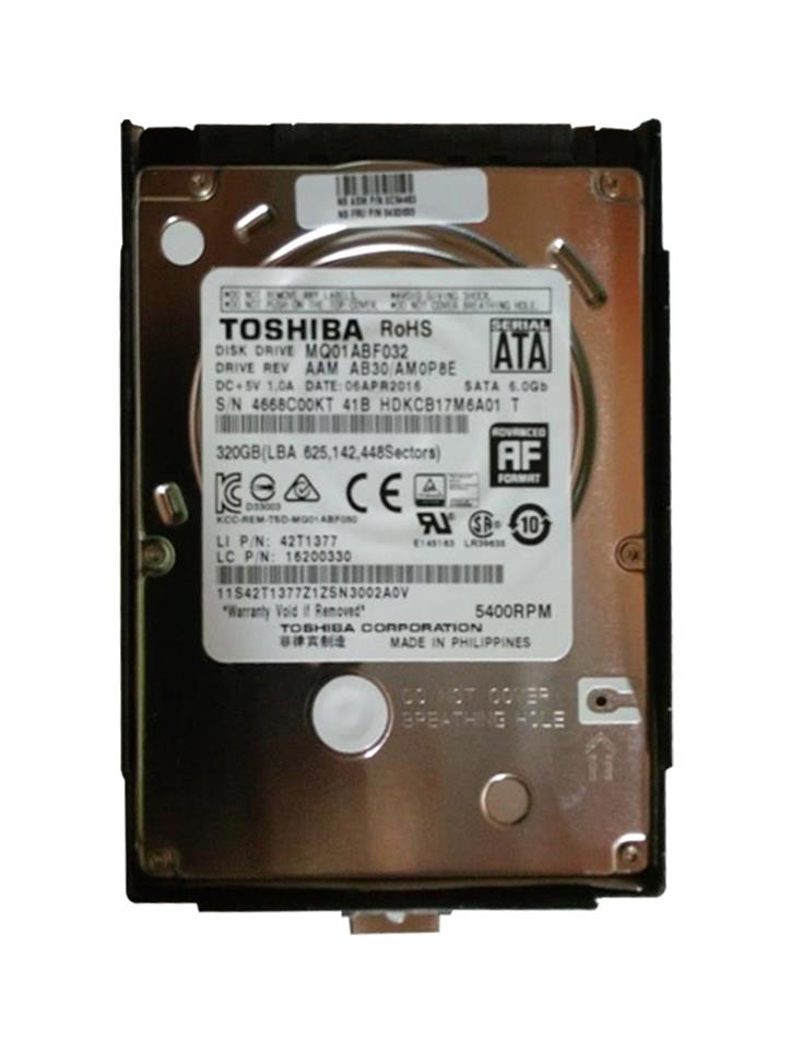04X0533 Lenovo 320GB 5400RPM SATA 6Gbps 8MB Cache 2.5-inch Internal Hard Drive for ThinkPad T Series