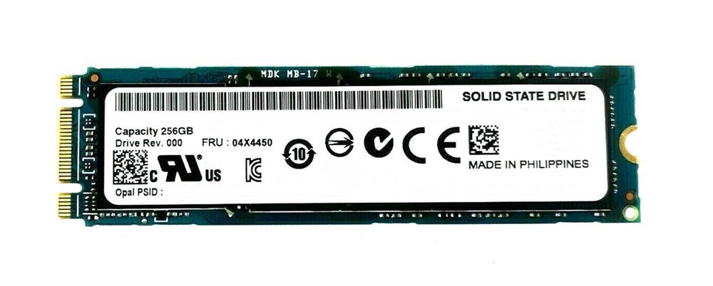 04X4450-02 Lenovo 256GB MLC SATA 6Gbps (Opal 2.0) M.2 2280 Internal Solid State Drive (SSD)