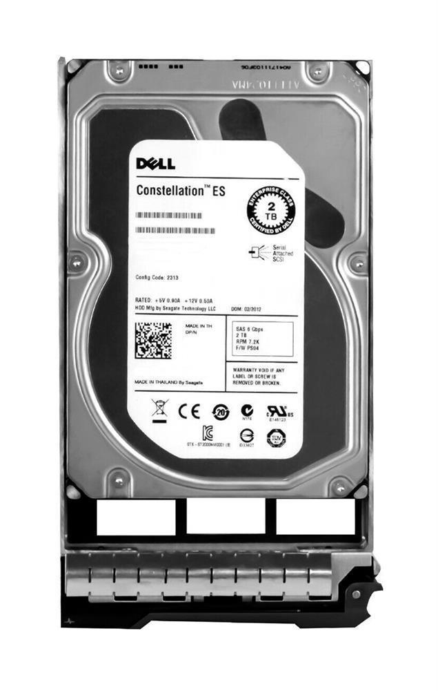 055FX5 Dell 2TB 7200RPM SATA 6Gbps 128MB Cache 3.5-inch Internal Hard Drive