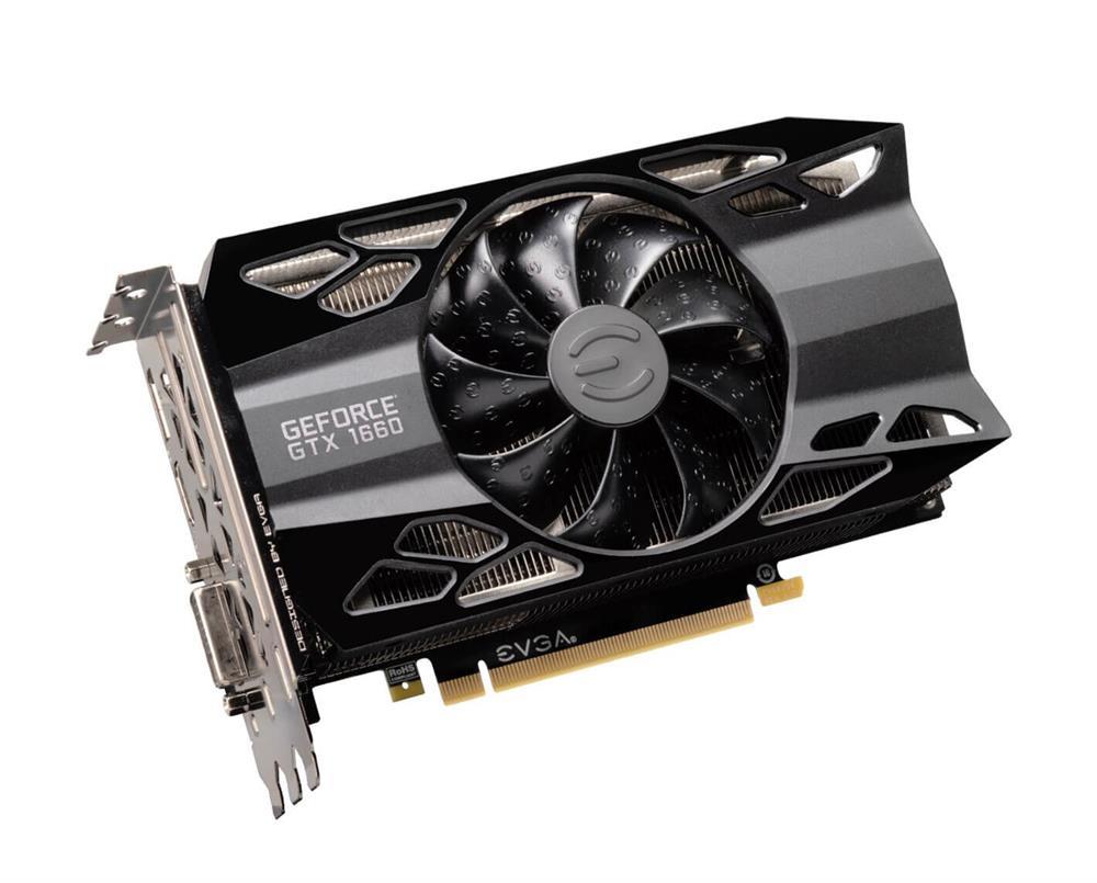 06G-P4-1163-KM EVGA Nvidia GeForce GTX 1660 XC 6GB GDDR5 192-Bit HDMI / DisplayPort / Dual-Link DVI-D PCI-Express 3.0 Gaming Video Graphics Card