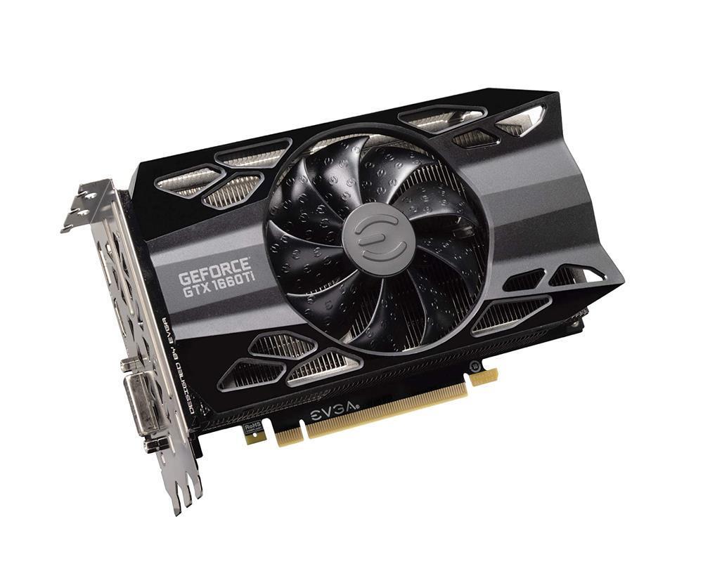 06G-P4-1263-KR EVGA GeForce GTX 1660 Ti 6GB GDDR6 192-Bit PCI Express 3.0 x16 Graphics Card