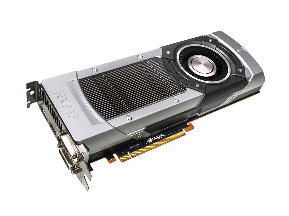 06GP42790 EVGA Nvidia GeForce GTX TITAN 6GB GDDR5 384-Bit DVI-I/ DVI-D/ HDMI/ Display Port/ SLI Supported PCI-Express 3.0 x16 Video Graphics Card