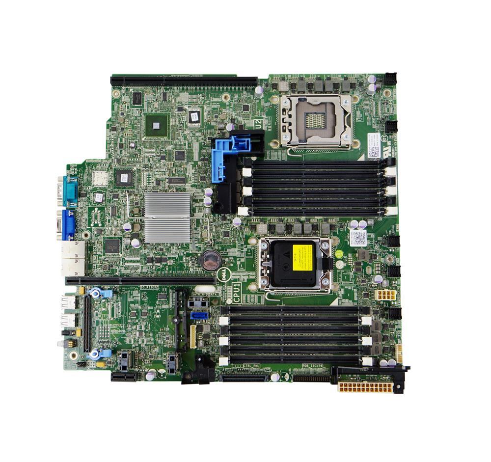 072XWF Dell System Board (Motherboard) Dual Socket FCLGA1366 for PowerEdge R420 Server (Refurbished)