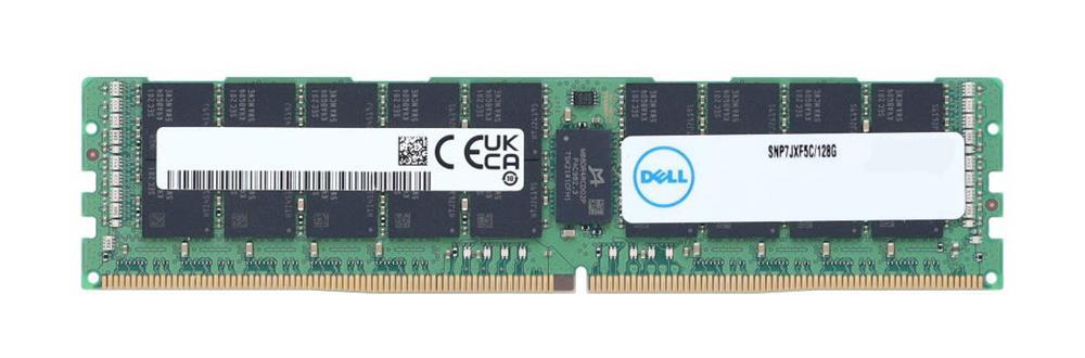 07JXF5 Dell 128GB PC4-25600 DDR4-3200MHz ECC Registered CL22 288-Pin LRDIMM 1.2V Quad Rank Memory Module