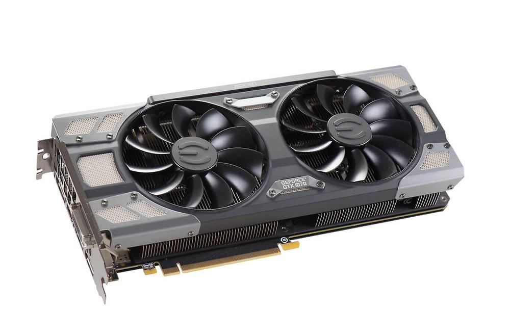 08G-P4-6276-KR EVGA GeForce GTX 1070 Graphic Card 1.61 GHz Core 1.80 GHz Boost Clock 8GB GDDR5 PCI Express 3.0 x16 Dual Slot Space Required
