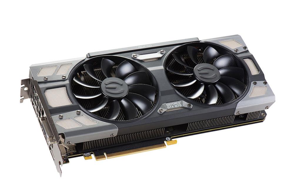08GP46674KR EVGA Nvidia GeForce GTX 1070 8GB GDDR5 256-Bit HDMI / 3x DisplayPort / Dual DVI-D PCI-Express Video Graphics Card