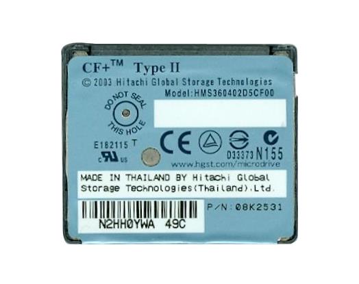 08K2531 IBM 2GB CompactFlash Type II 1-inch Drive